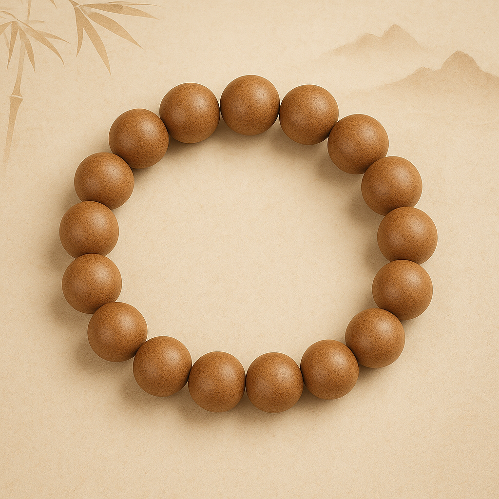 Bracelet élégant en perles parfumées à l'orchidée et à l'ambre gris